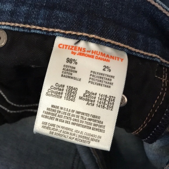 Citizens of Humanity High Rise Skinny Jeans - Picture 4 of 5